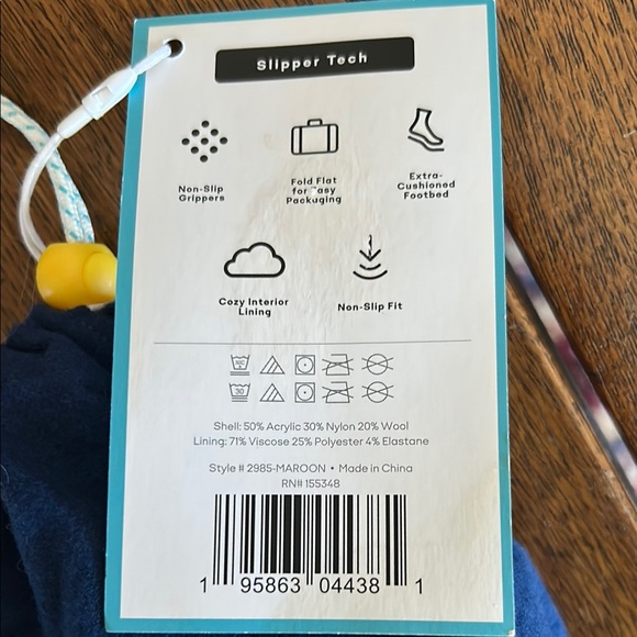 NWT Bombas Non-Slip Grippers Slippers Med - Picture 2 of 8